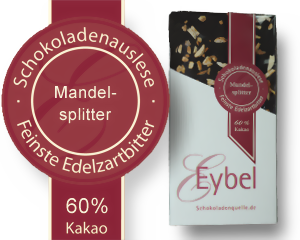Zartbitter mit Mandeln